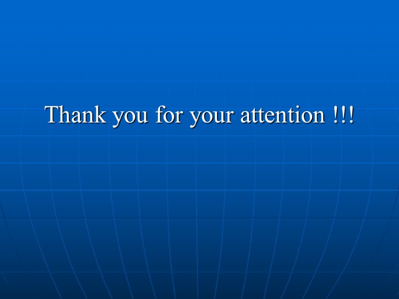 Thank you for your attention !!!